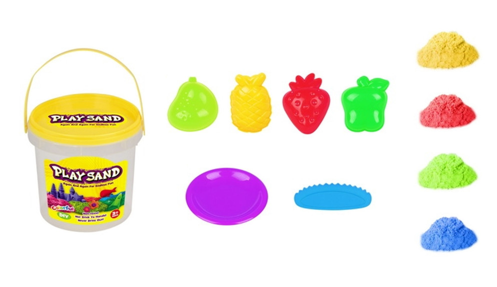 Piasek 3D sensoryczny w wiaderku