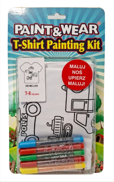 Koszulka pojazdy 7-8 lat