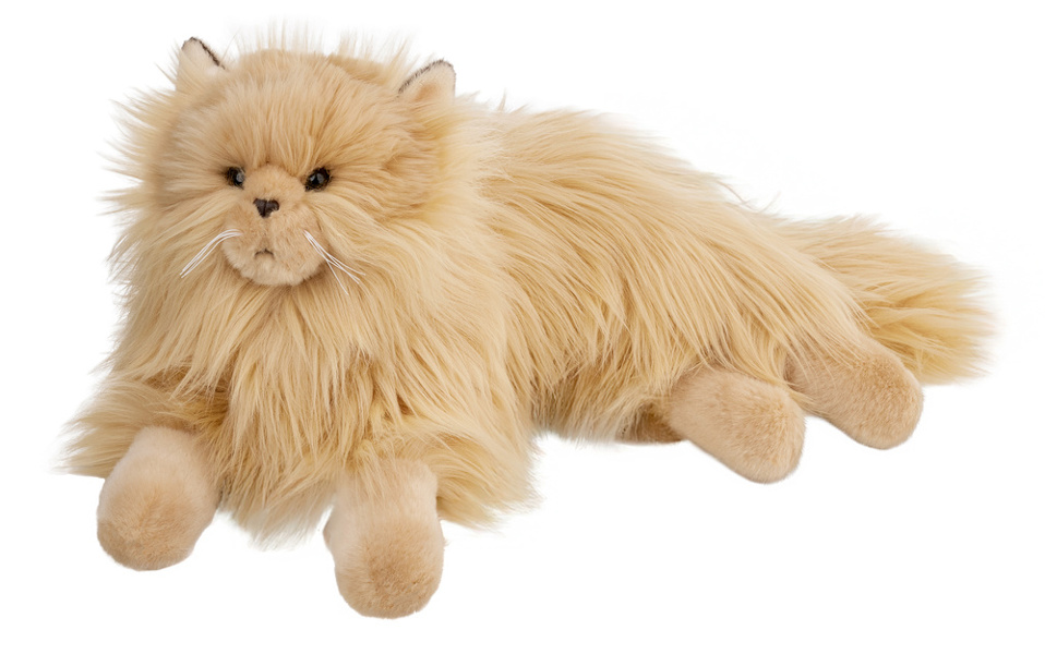 Kot perski leżący beżowy 36cm