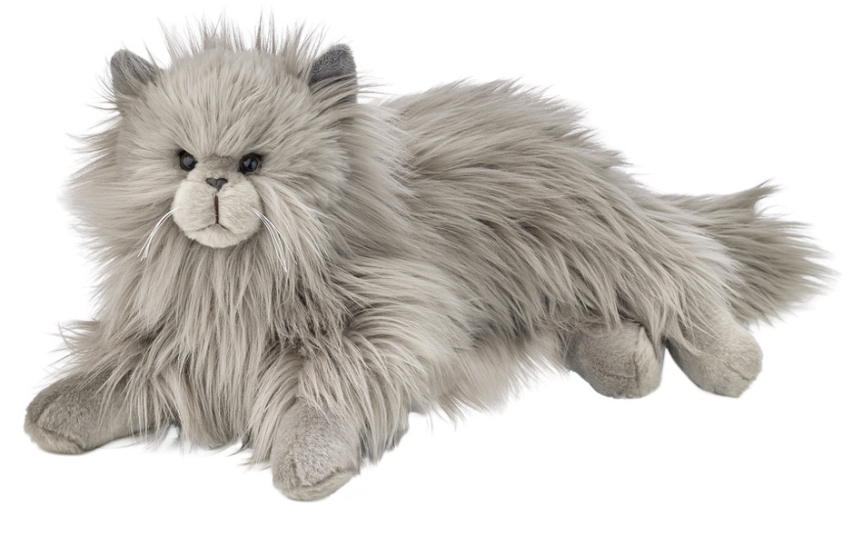 Kot perski leżący szary 36cm