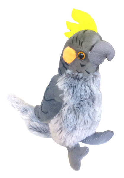 Papuga nimfa szara 17cm