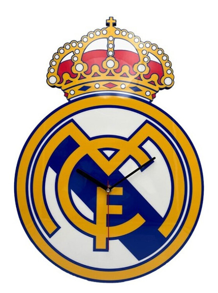 Zegar ścienny XL MDF Real Madrid