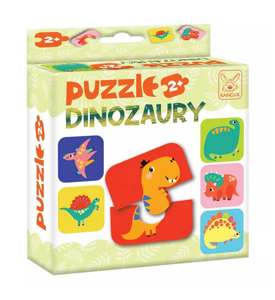 Puzzle Dinozaury 2+