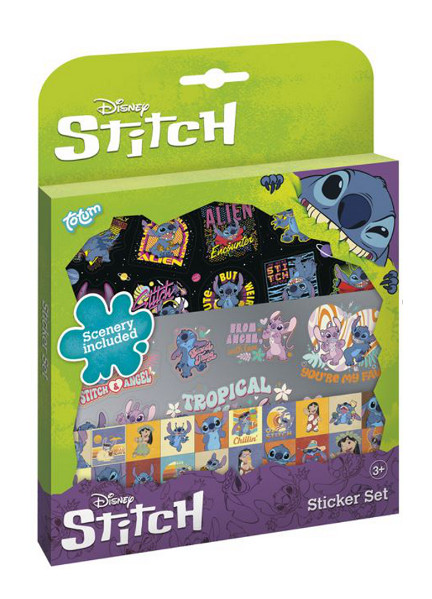 Zestaw naklejek ze Stitchem