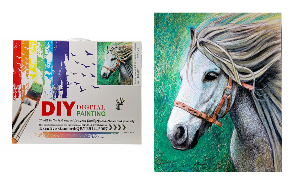 Malowanie po numerach Koń