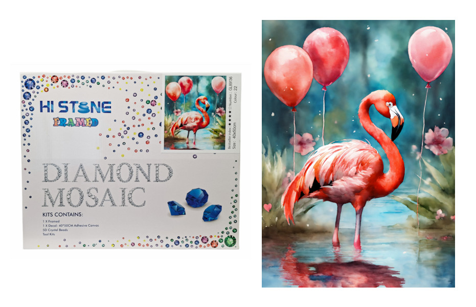 Mozaika diamentowa Flaming