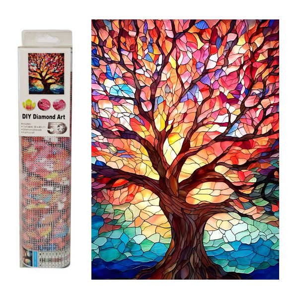 Mozaika diamentowa drzewo M45617