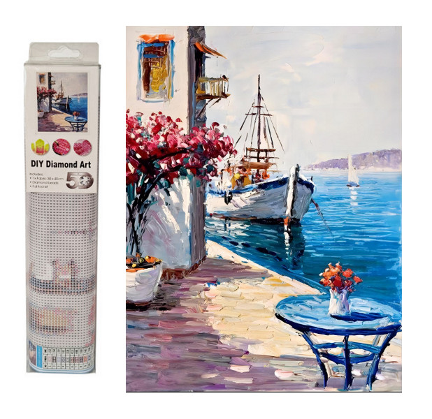 Mozaika diamentowa łódka M45522