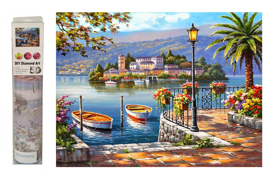 Mozaika diamentowa jezioro M50384