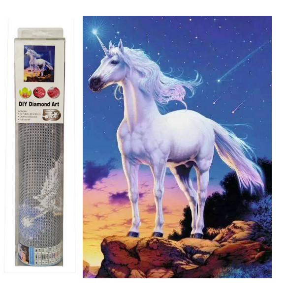Mozaika diamentowa jednorożec M51161