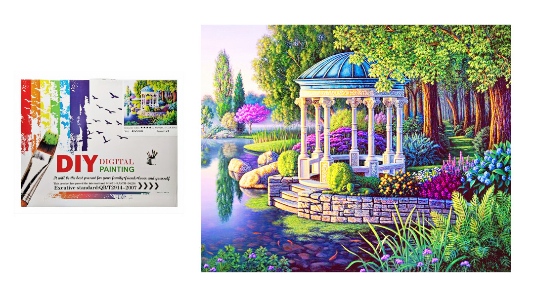 Malowanie po numerach Nad jeziorem 30412