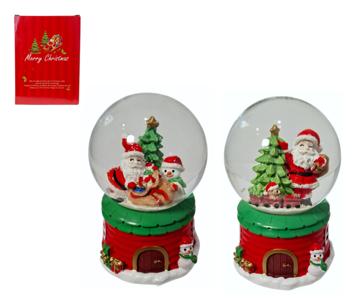 Kula śnieżna z dźwiękiem na Święta