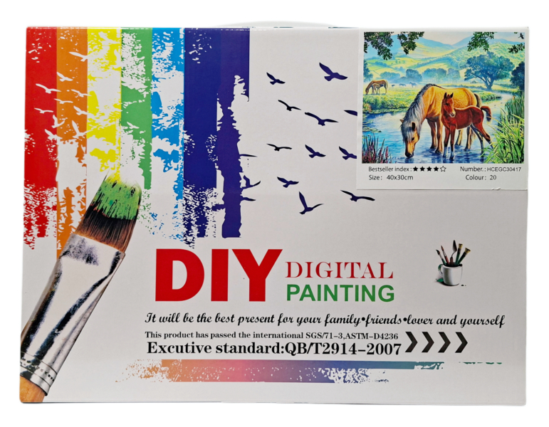 Malowanie po numerach Konie