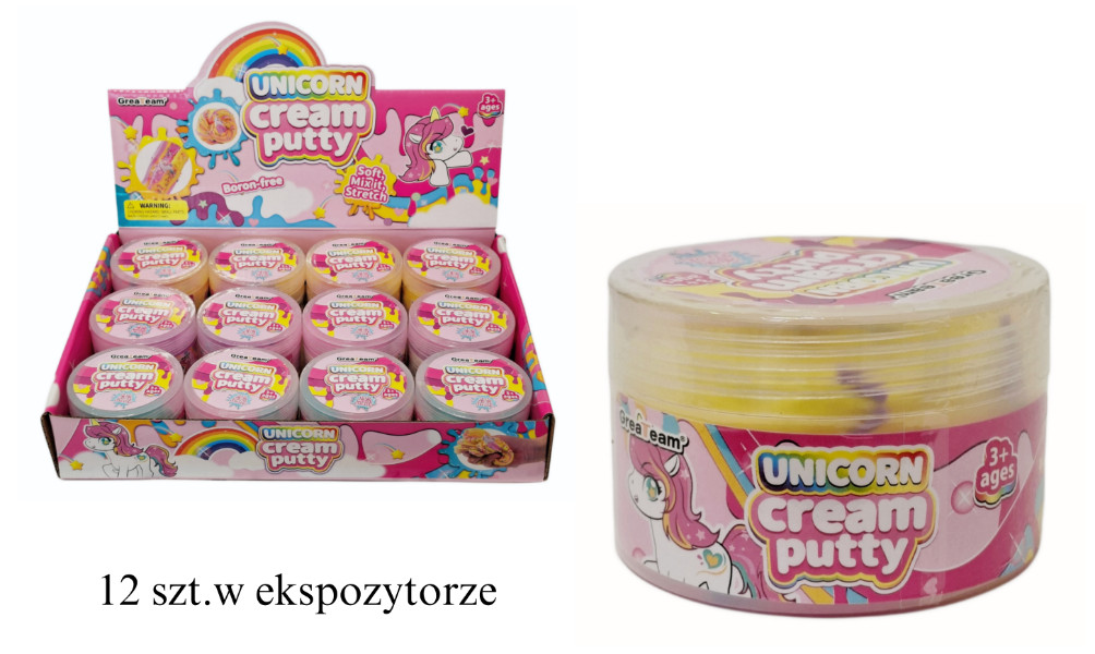 Masa plastyczna jednorożec