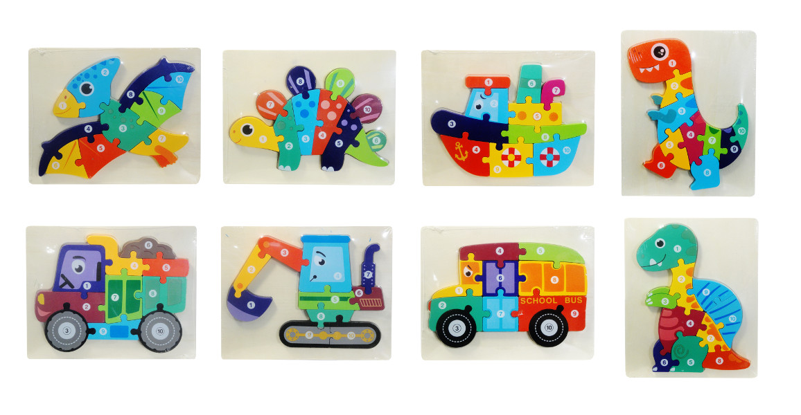 Puzzle drewniane