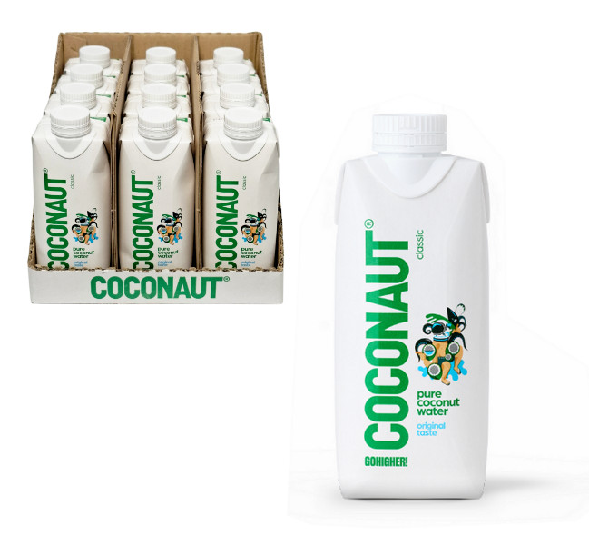 Woda kokosowa Coconaut zgrzewka 12 szt.x 330 ml