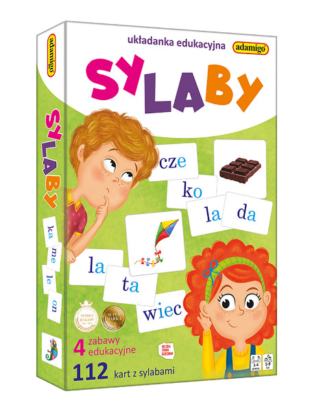 Sylaby układanka edukacyjna