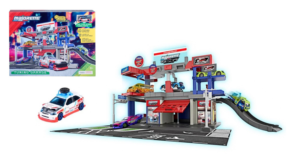Majorette JDM Legends Garaż + pojazd