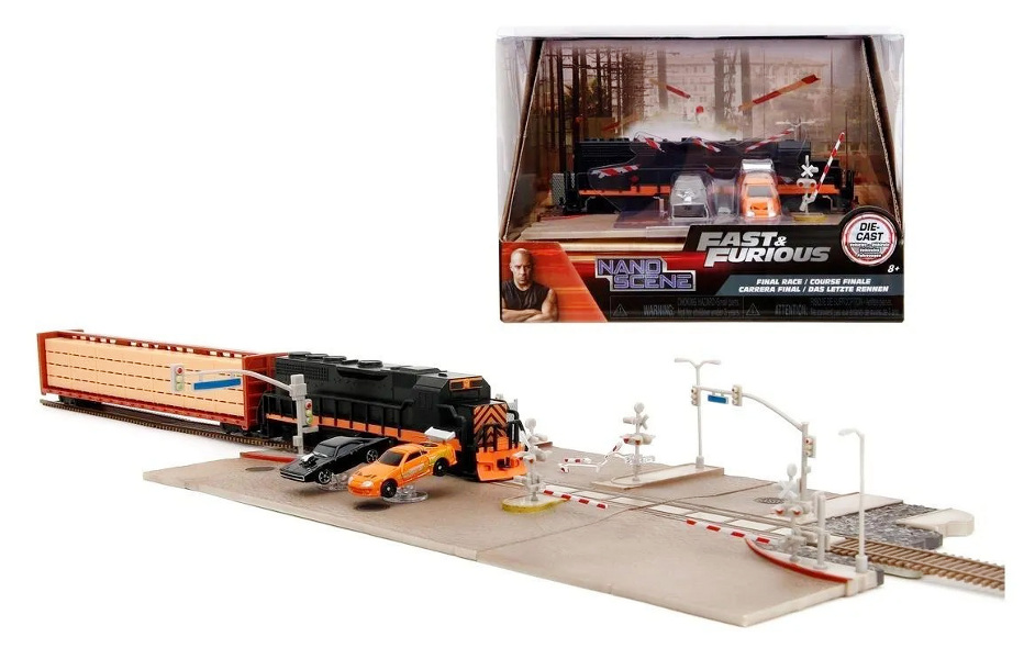 Jada Diorama Wyścig z pociągiem