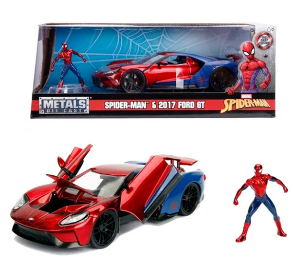 JADA Marvel Spider-Man Ford GT 1:24 + fig.