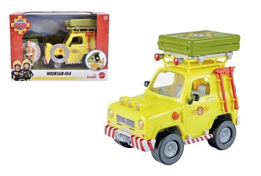Strażąk Sam Jeep 4x4 z namiotem