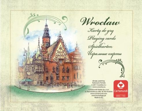 Karty Akwarele Wrocław 2x55 listków