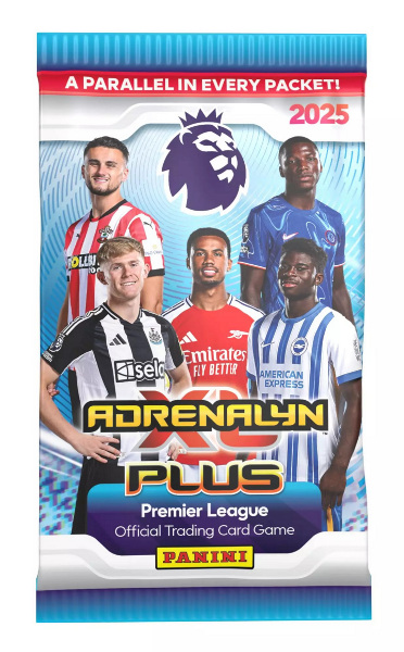 Karty Panini Premier League 2025 plus saszetka z kartami
