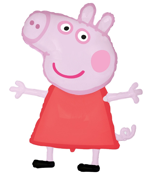 Balon foliowy Świnka Peppa