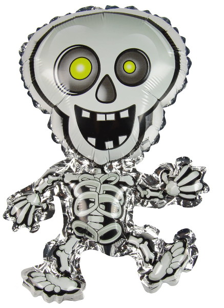 Halloweenowy balon foliowy figurka - szkieletor