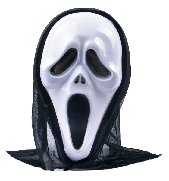 Straszna maska z kapturem Halloween