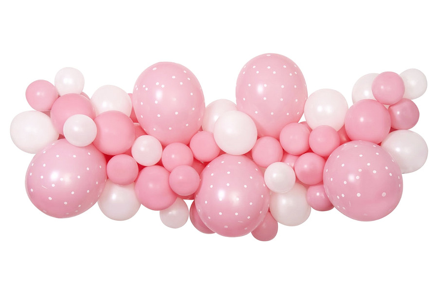 Girlanda balonowa Gemar diy baby pink