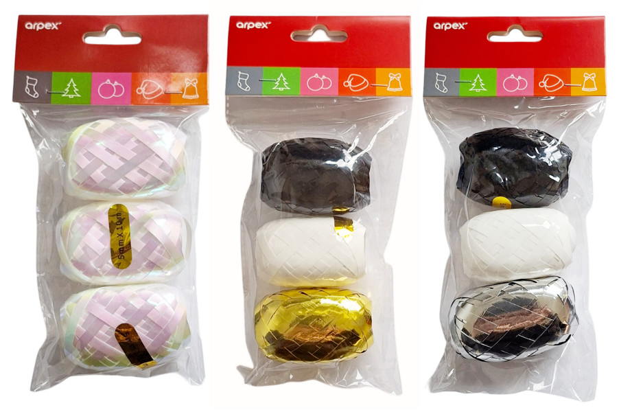 Zestaw wstążek do pakowania prezentów Glamour