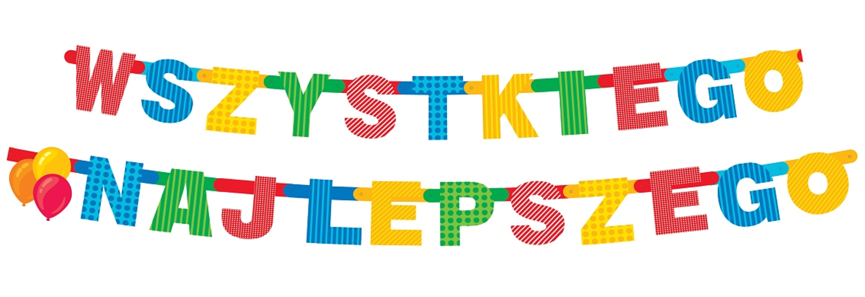 Girlanda Wszystkiego Najlepszego dł. 230cm