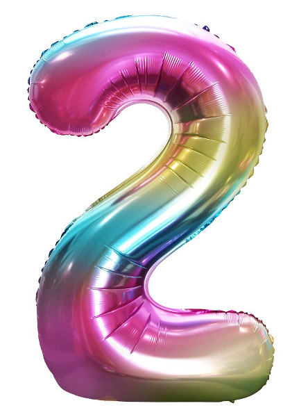 Balon foliowy Cyfra 2