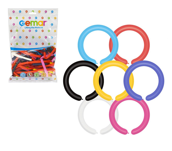 Balony Rurki włoskie Twister mix