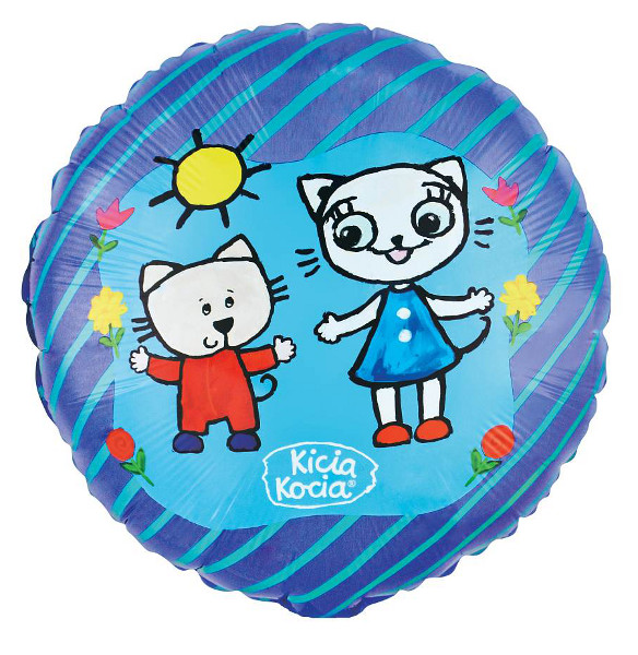 Balon foliowy Kicia Kocia i Nunuś