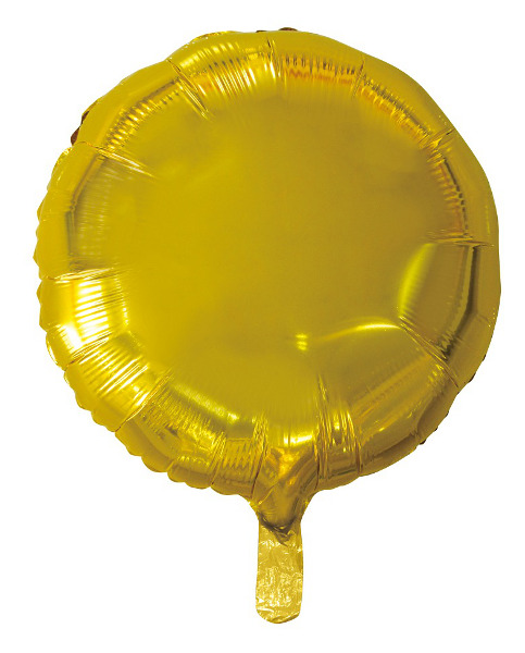 Balon foliowy Okrągły złoty