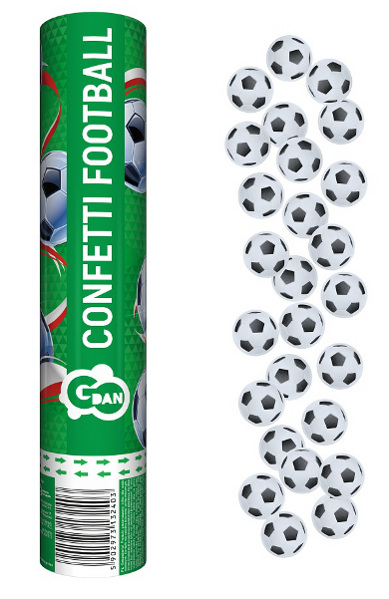 Konfetti pneumatyczne Piłka nożna papierowe