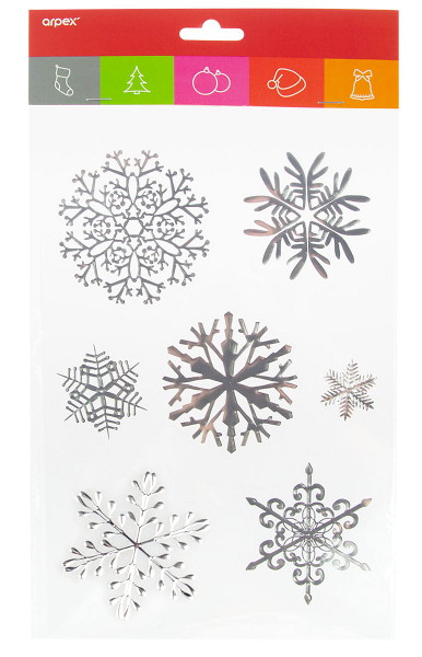 Święta Płatki śniegu naklejki