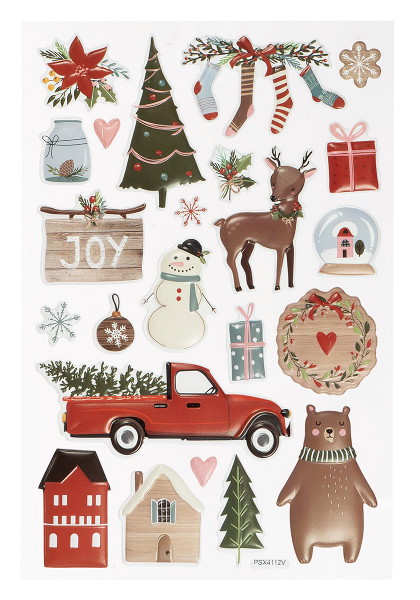 Święta Naklejki wzory 3D