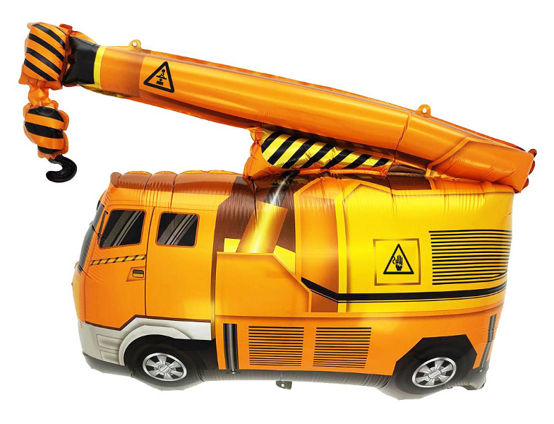 Balon foliowy Ciężarówka z dźwigiem