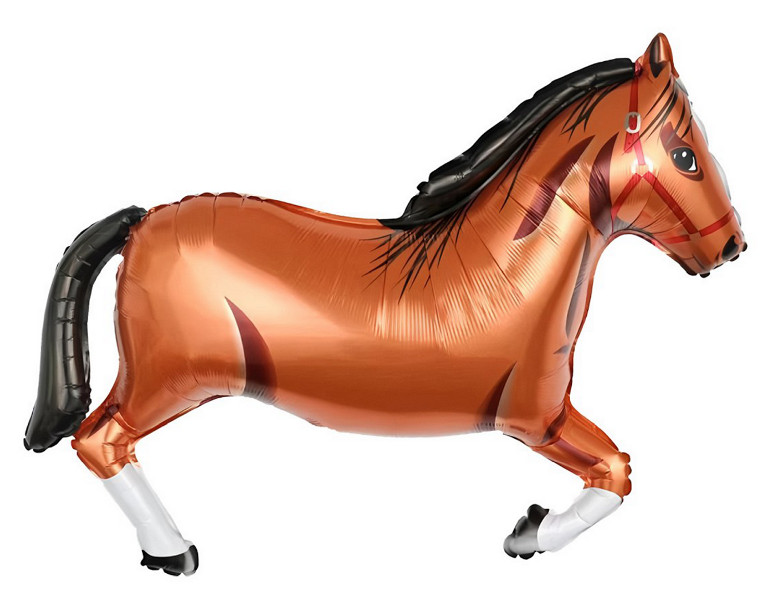 Balon foliowy Koń brązowy