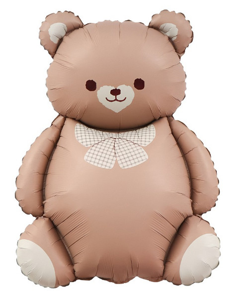 Balon foliowy Miś z kokardą