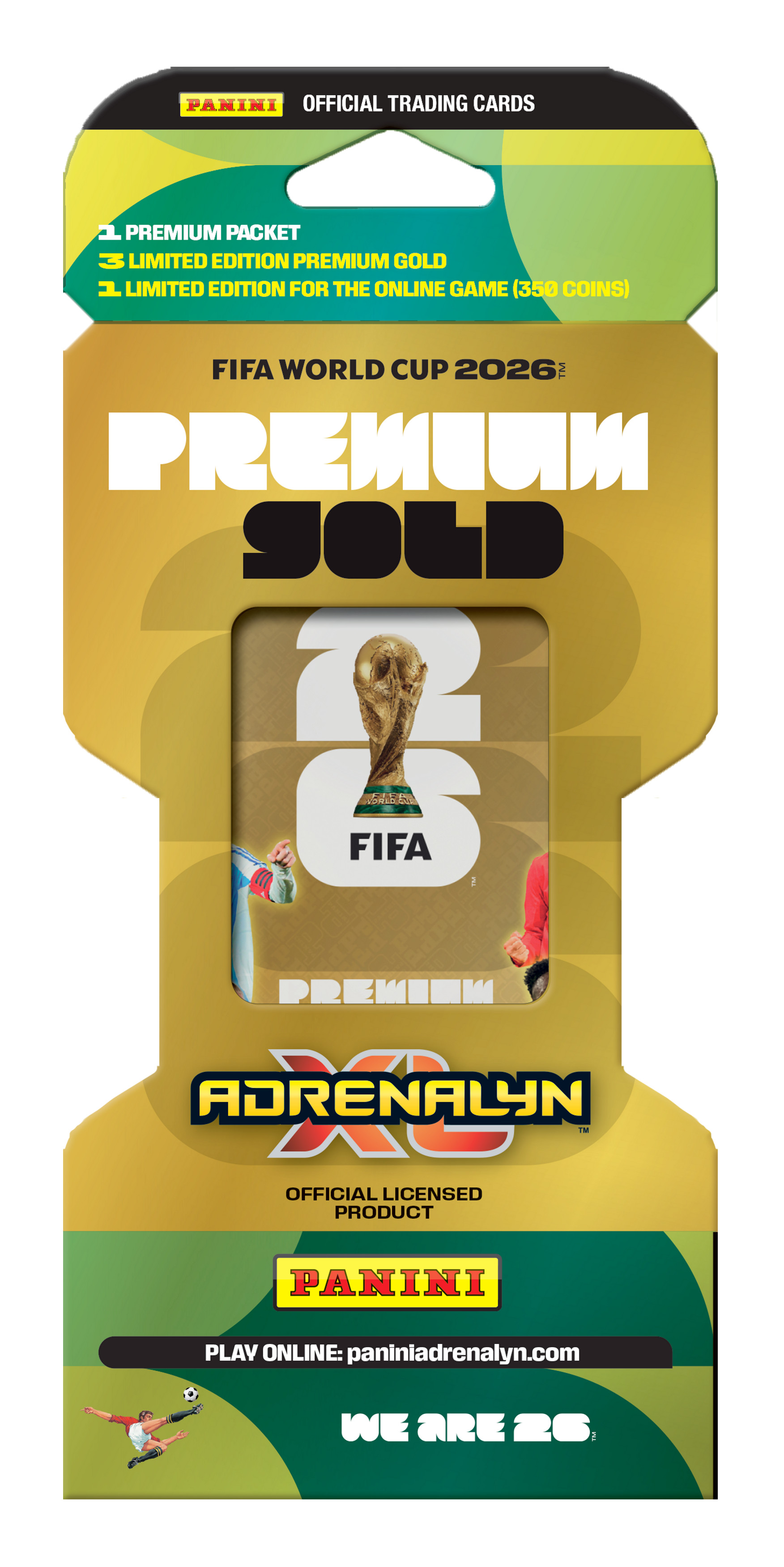 Panini Fifa World Cup AXL 2026 blister Gold