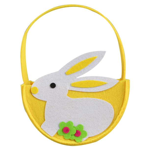 Koszyczek Wielkanocny filcowy zajączek