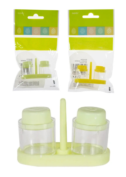 Solniczka i pieprzniczka do koszyczka Wielkanocnego