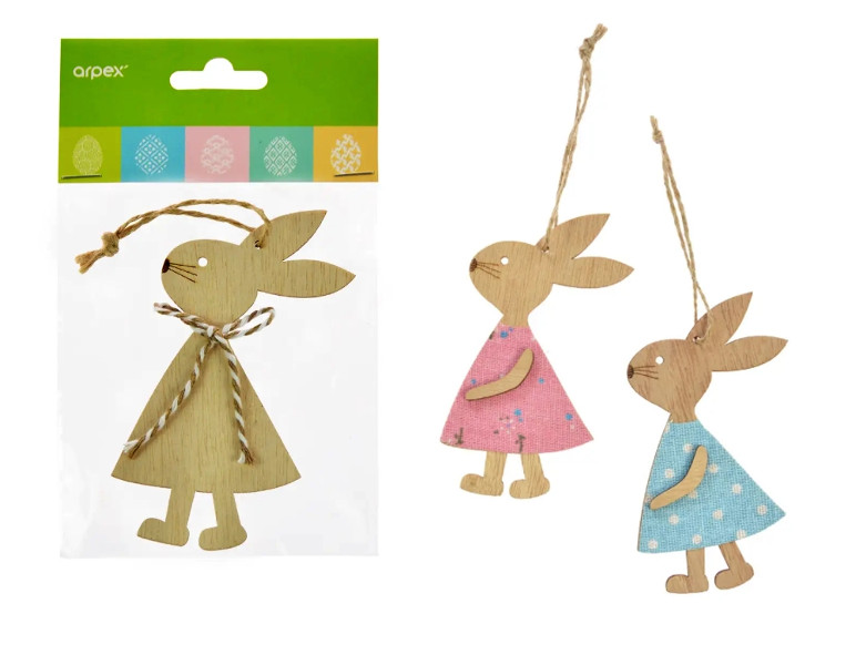 Ozdoba Wielkanocna zajączek zawieszka