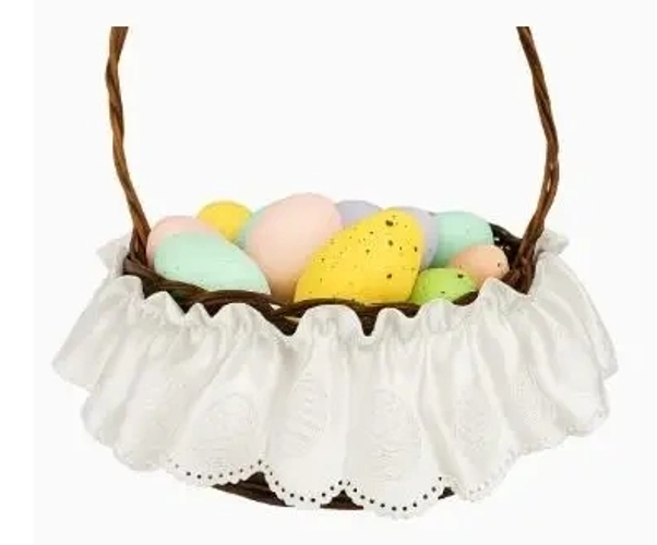 Ozdobna serwetna na koszyczek Wielkanocny