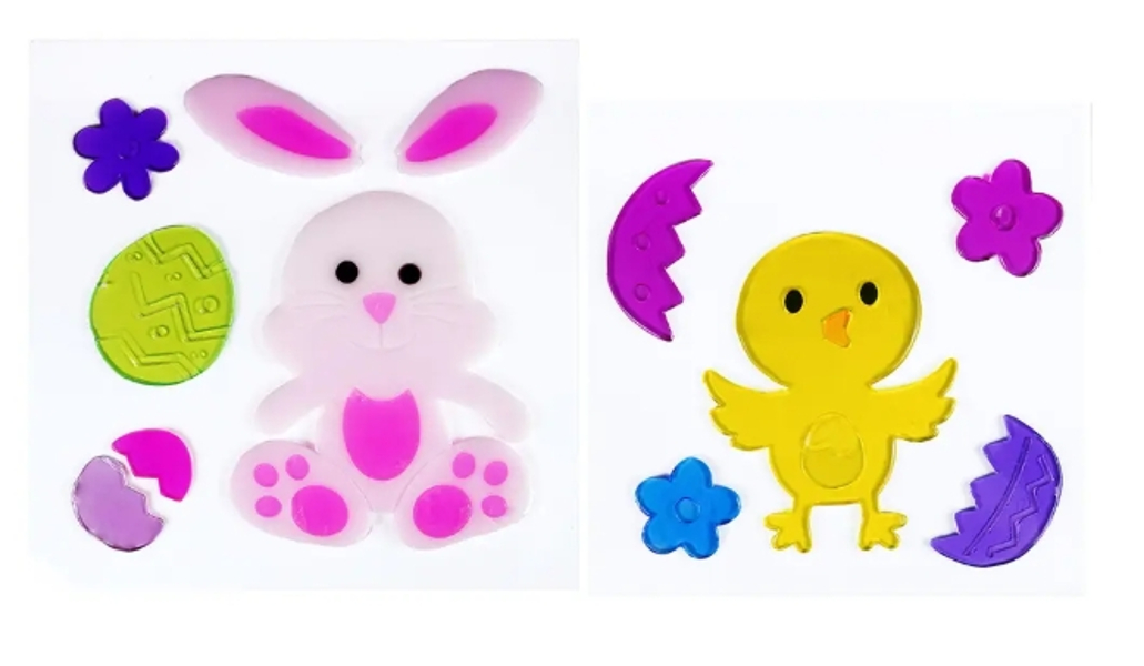 Ozdoba żelowa Wielkanocna na okno