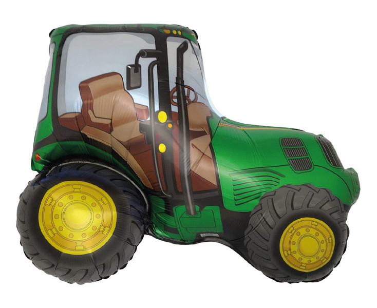 Balon foliowy Traktor zielony
